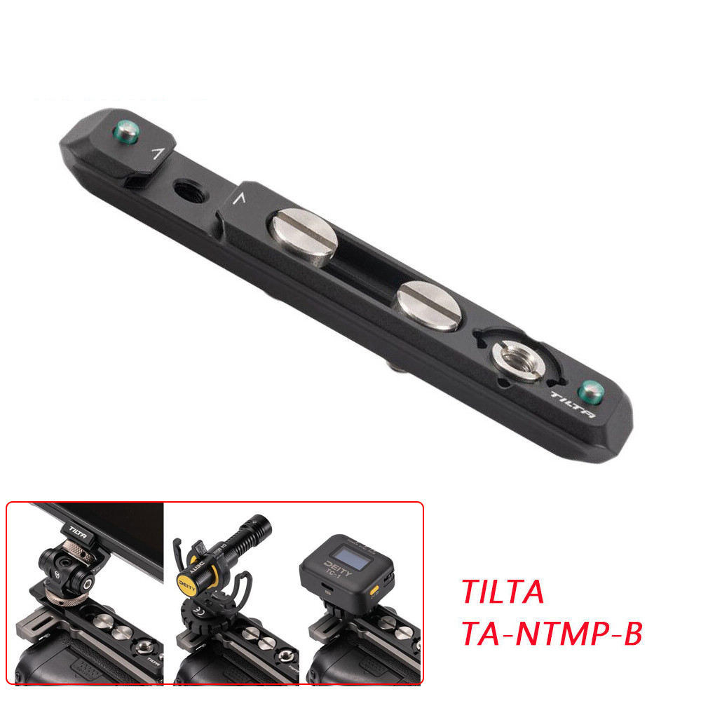 TILTA TA-NTMP-B Multi-Functional NATO Mounting Plate - Black