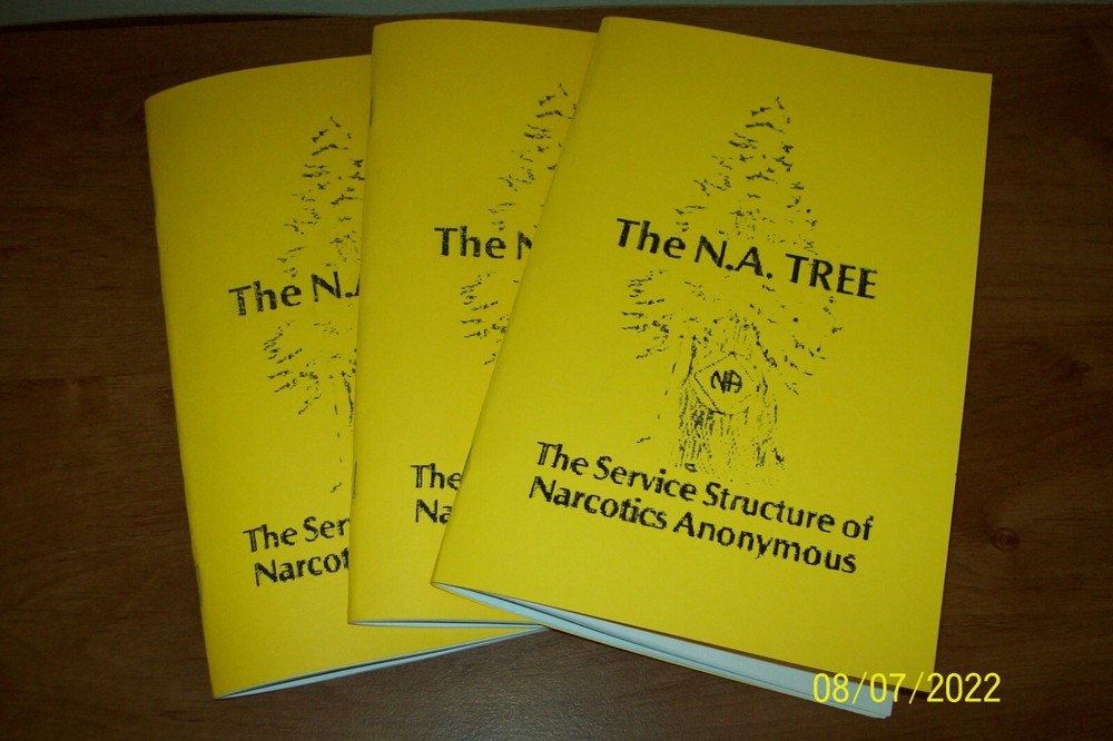 NARCOTICS ANONYMOUS (RELATED) " NA TREE" (REPLICA) EARLY SERVICE MANUAL GREG P.