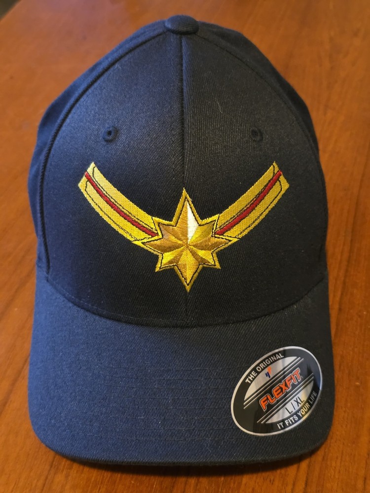 Captain Marvel Marvel Studios Cast & Crew FLEXFIT L XL Hat