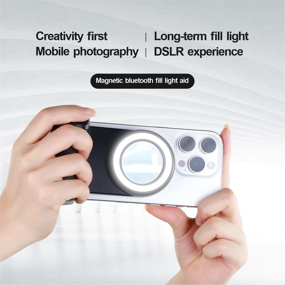 Smartphone Camera Shutter Grip Bluetooth Selfie Handle Photo Stabilizer Remote N