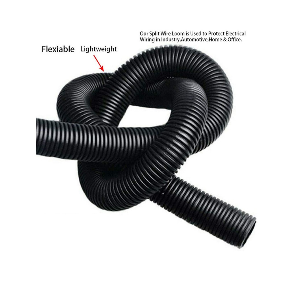 Durable Wire Loom Electrical Split Cables Tube Protection Various Sizes Lot