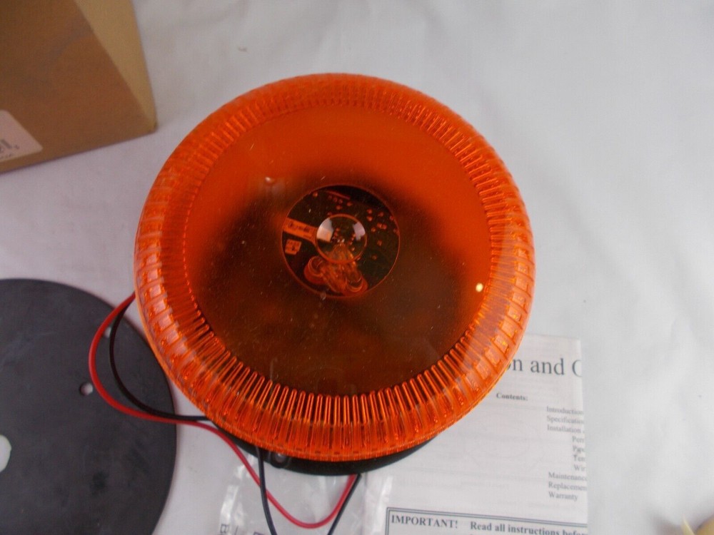Strobe Light Kit Medium Profile Class I & II Heavy-Duty Amber Grote 77613