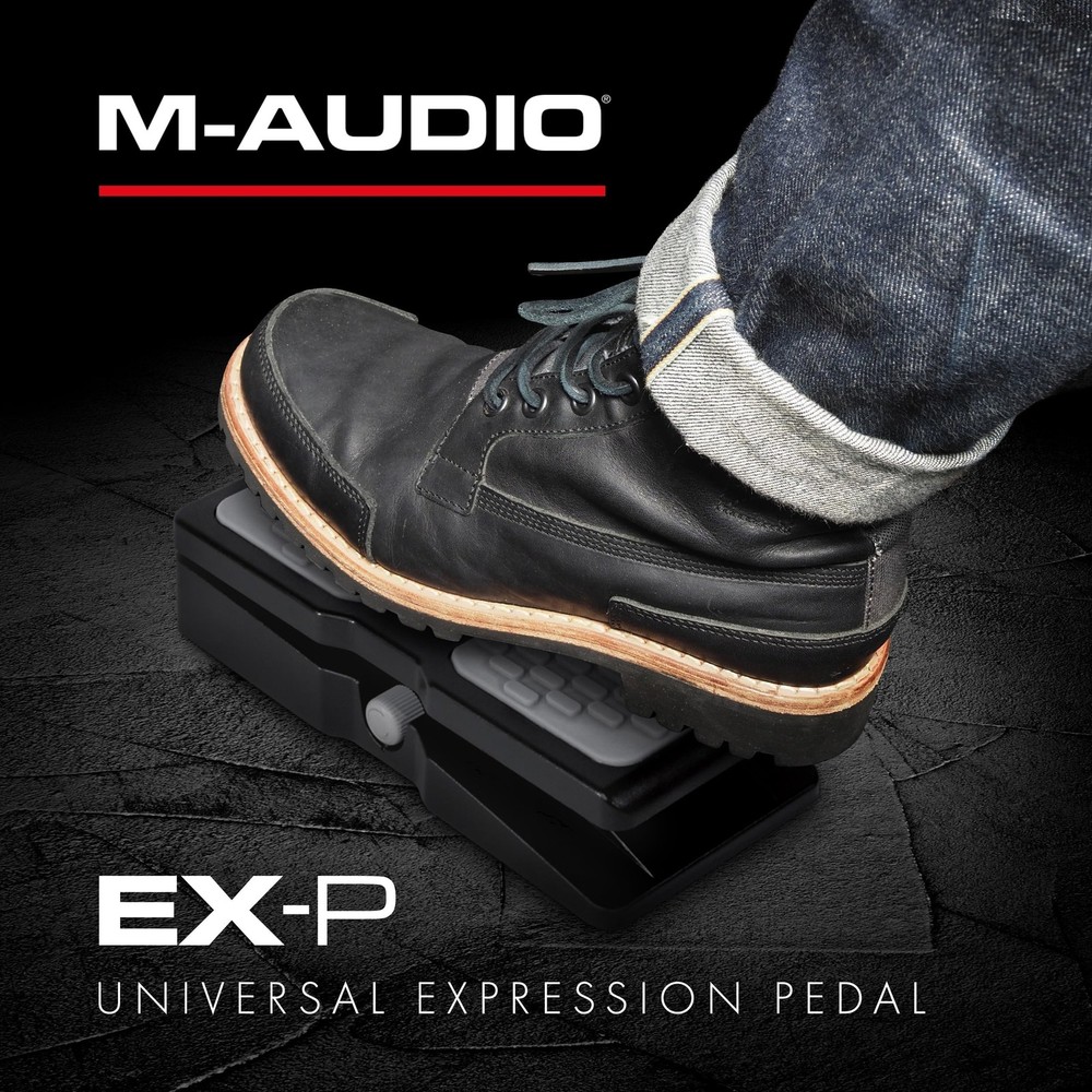 EX-P Expression Pedal for Keyboards, MIDI Keyboards/Controllers and Supported...