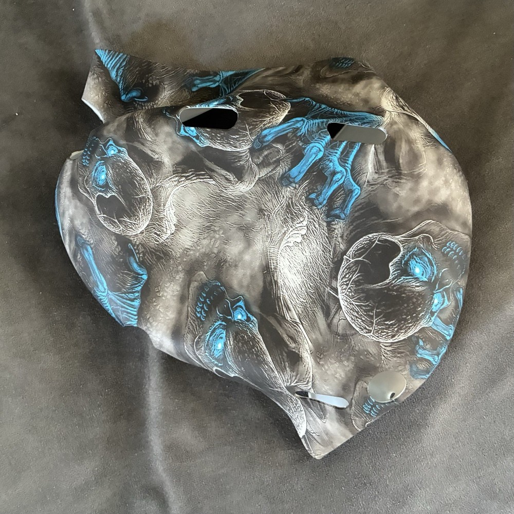 Silicone Cover Shell for Oculus VR - Black and Blue Skeletons Pattern