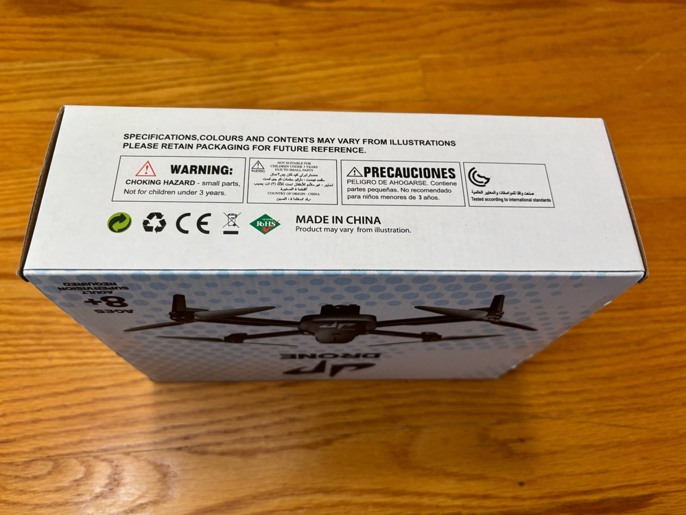 DP Drone Black Folding Quadcopter Brand New