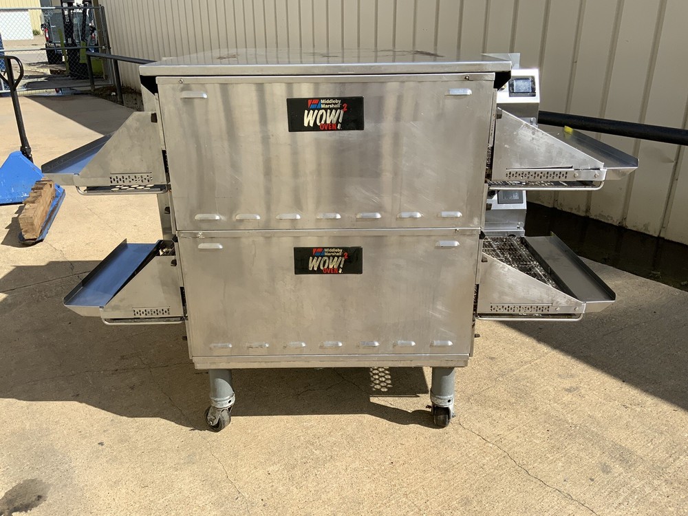 2018 Middleby Marshall PS638G Gas Conveyor Pizza Oven Double Stack WOW2 nacho 5