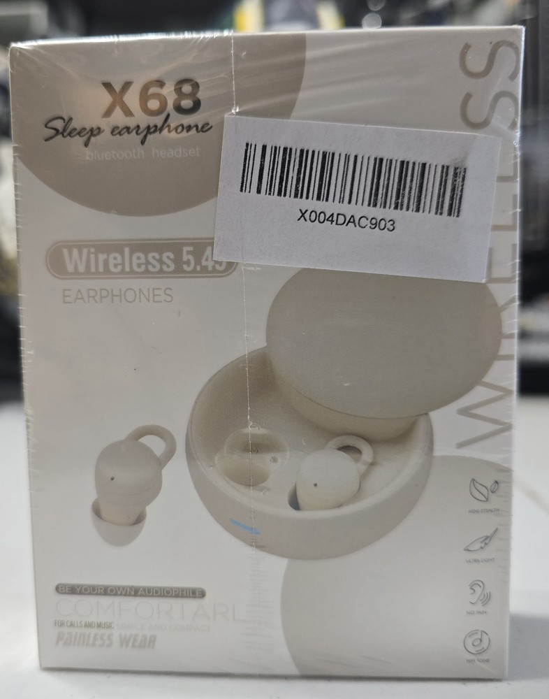 X68 Bluetooth Earphone Earbud NEW IN BOX