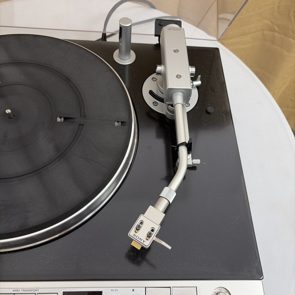 Sony PS-X75 Computer Controlled Fully Automatic Stereo Turntable Works Great
