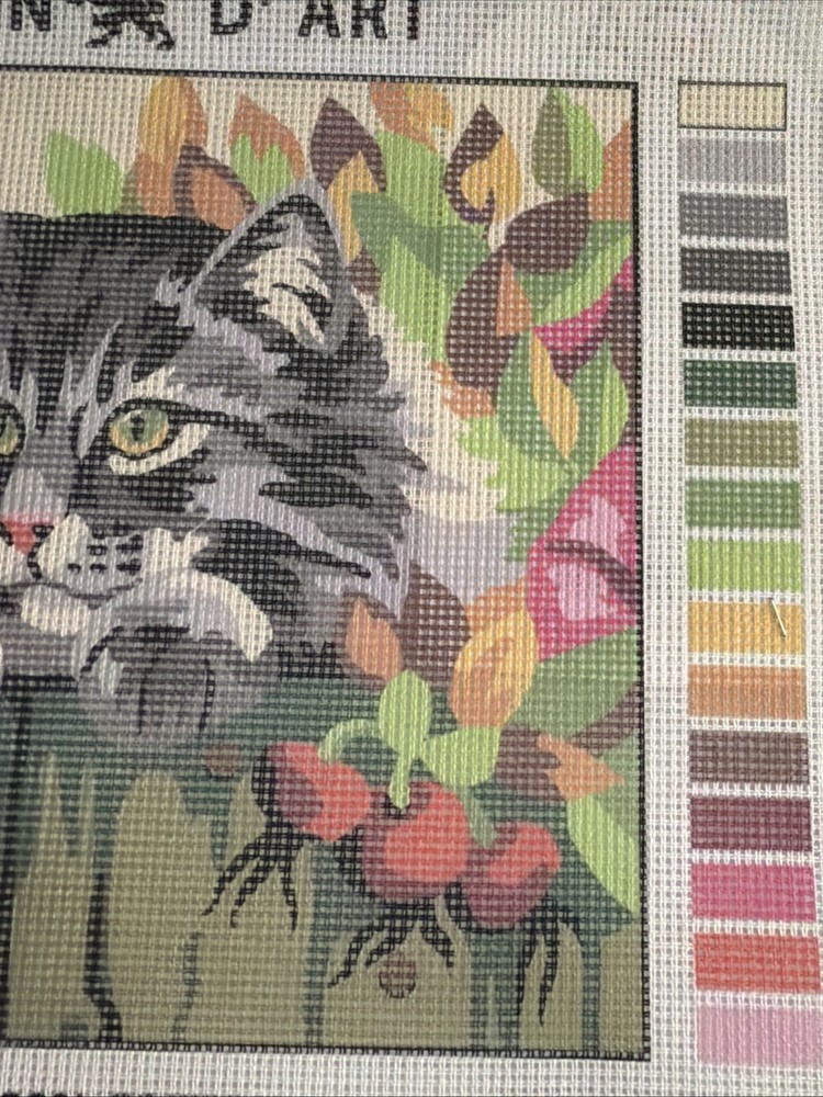 Collection D Art Printed needlepoint canvas 30x40cm Canvas Only