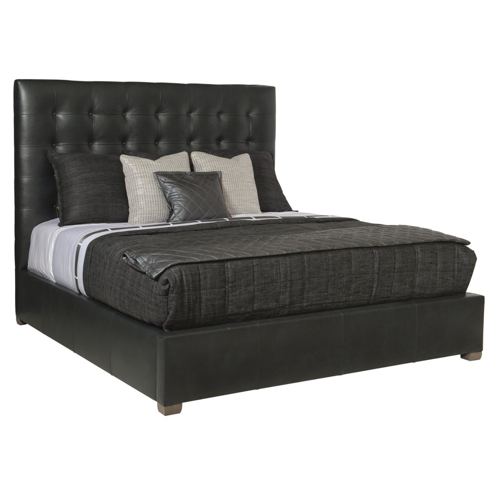 Bernhardt Avery Leather King Bed