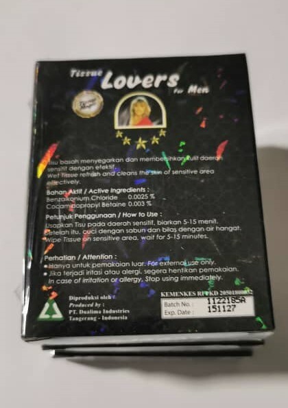 3 BOX Super Magic Man Antiseptic Tissue Longer Delay Ejaculation (NEW) FREE SHIP