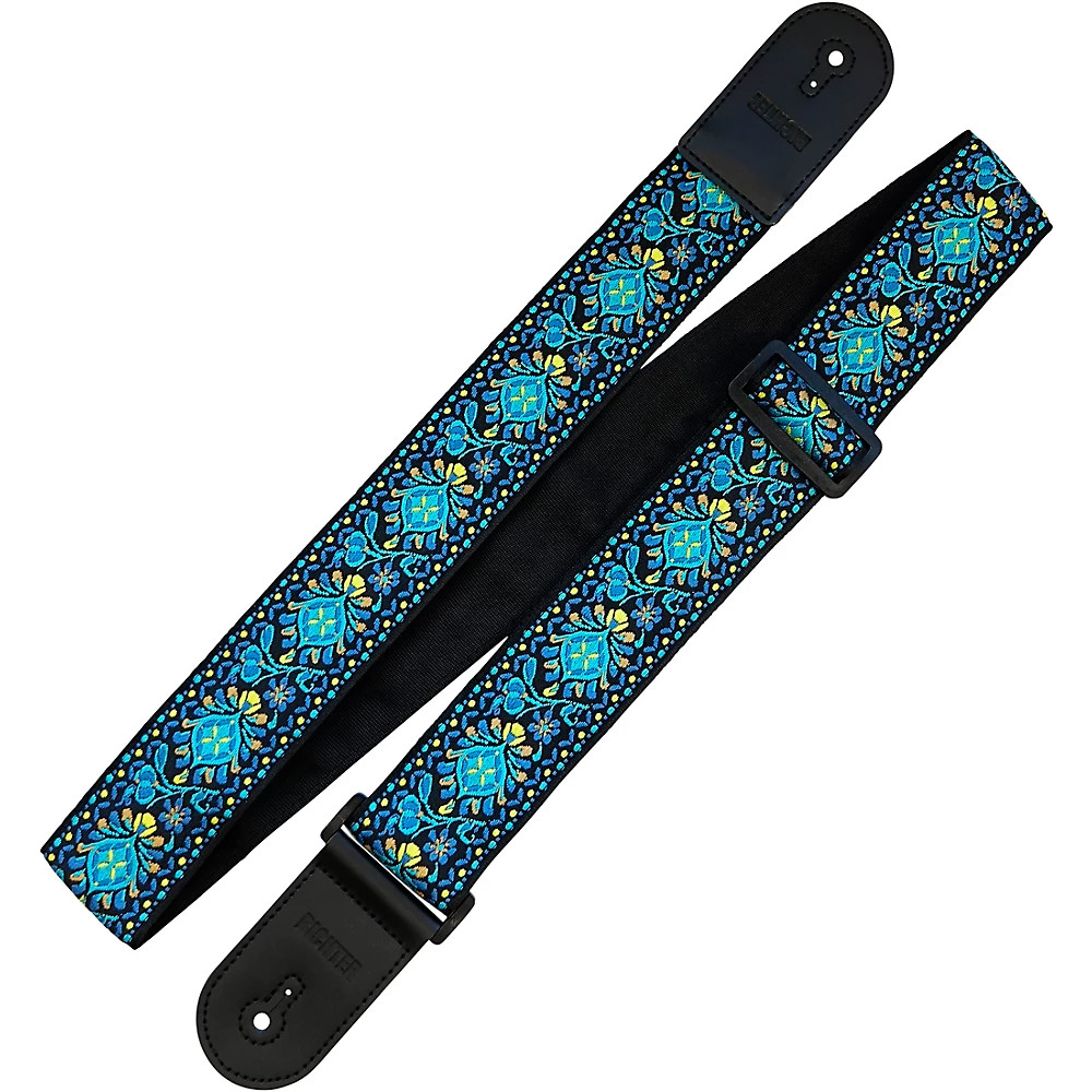 RICHTER Retro Guitar Strap Blue
