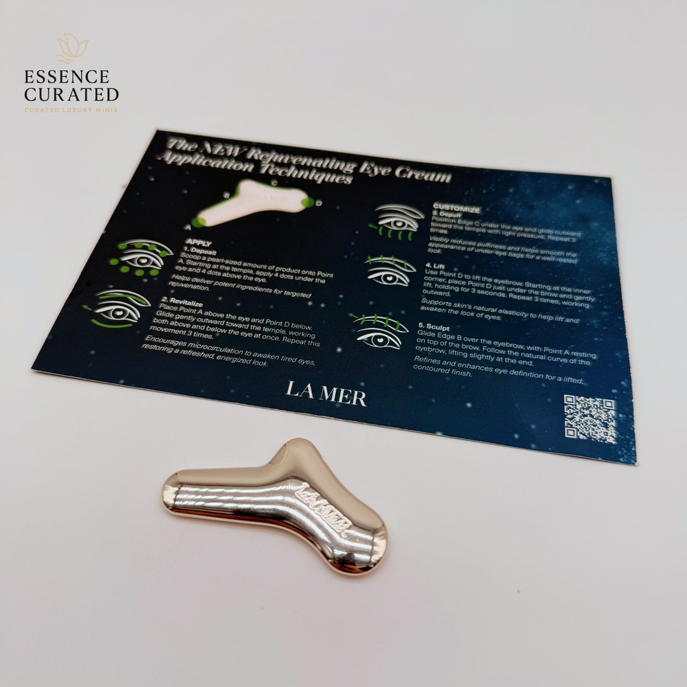 La Mer Rejuvenating Eye Tool Massage Applicator w/ Instruction Card