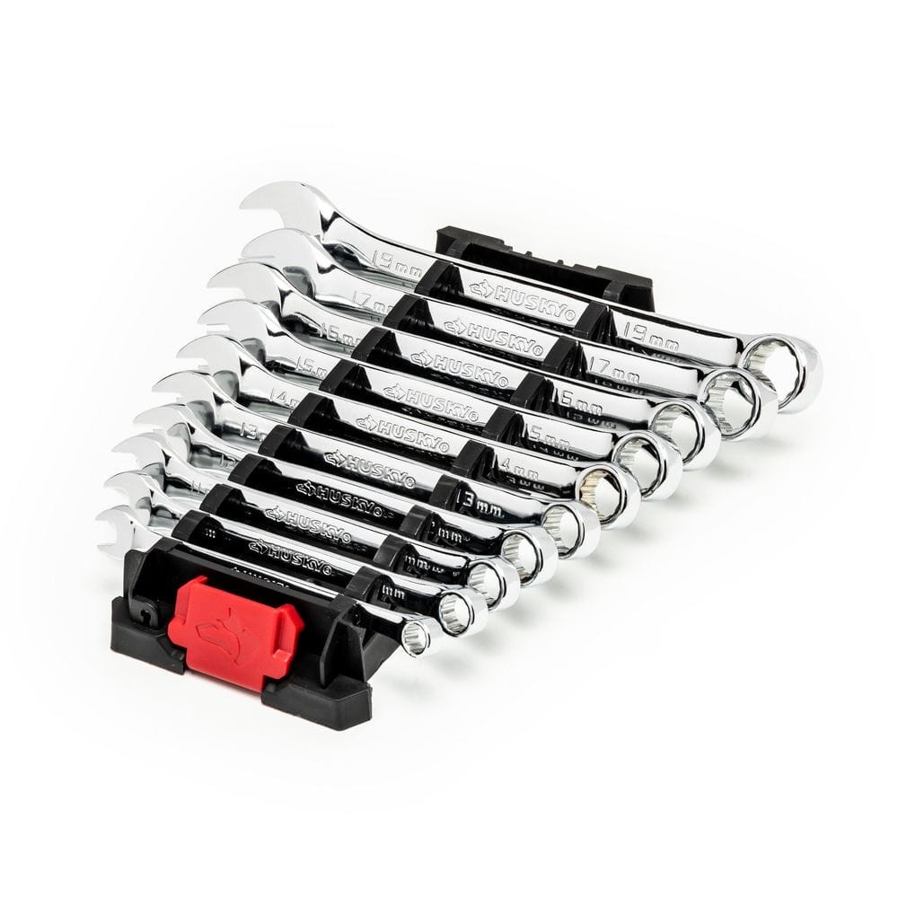 Husky Metric Combination Wrench Set (10-Piece)