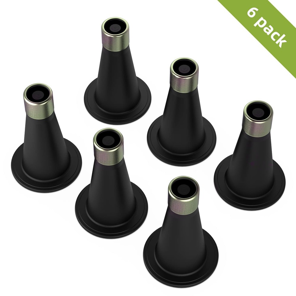 6Pcs Bed Frame Feet Risers Replace Wheels Anti Slip Plastic