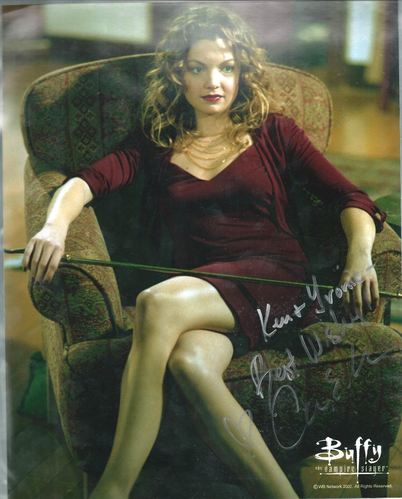 Claire Kramer Autographed 2005 SDCC Buffy 8x10
