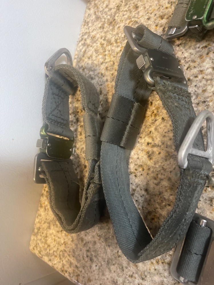 US Navy F-4 Phantom Ejection Seat Pilot's Leg Garters