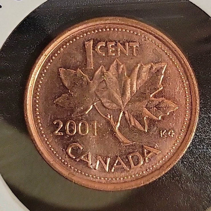 2001 Canada 1 Cent