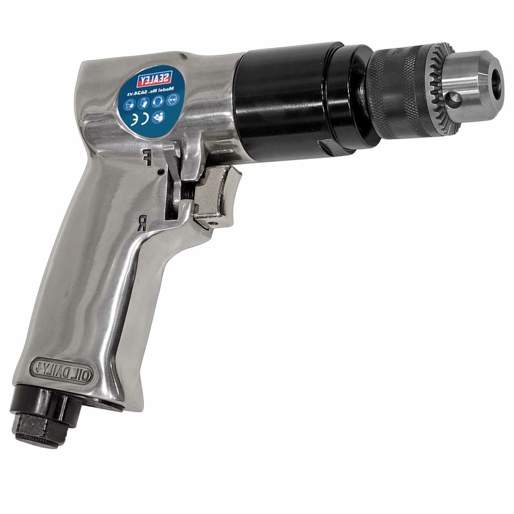 Sealey Air Drill Ø10mm 1800rpm Reversible