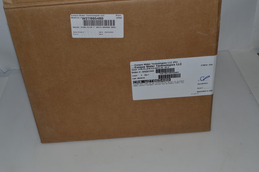 ^^ EVOQUA VANTAGE PTC SYSTEM- PENTAIR NXT2 TIMER- MORE- NEW IN BOX  (UGK64)