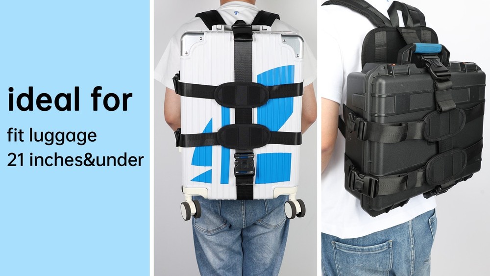 Rugged 21" Backpack Conversion System, Lockable Buckles, Padded Backplate, Zippe