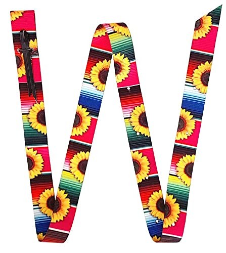 Showman Serape & Sunflower Print Nylon Tie Strap