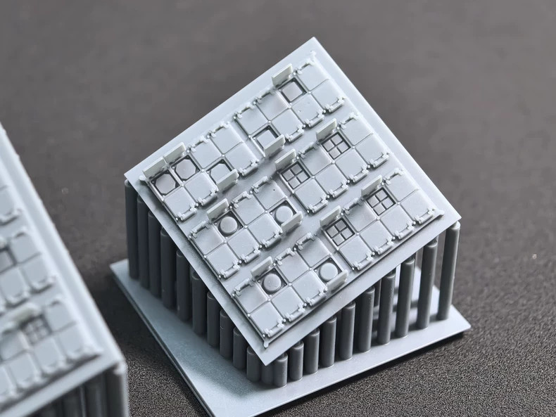 3Dprinted 1/350 scale Vertical Launching System Modules for Type unpainted model