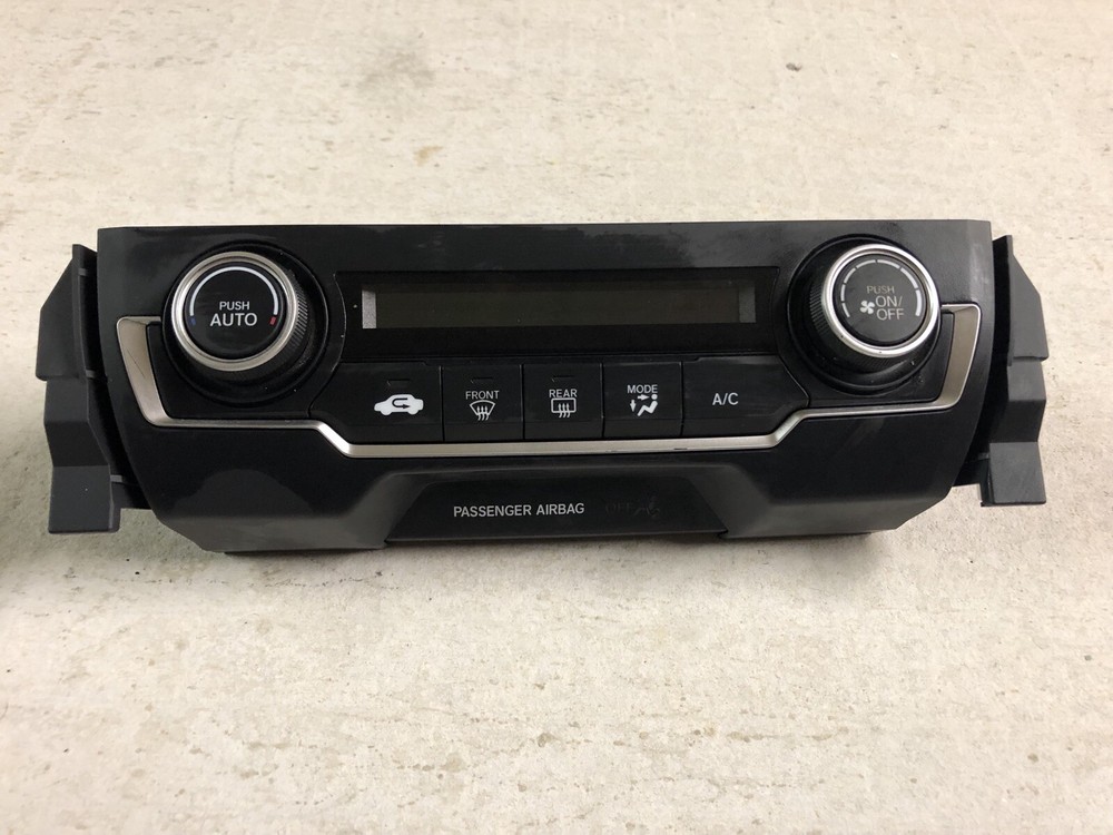 2018 HONDA CIVIC Heater A/C Air Climate Control Panel