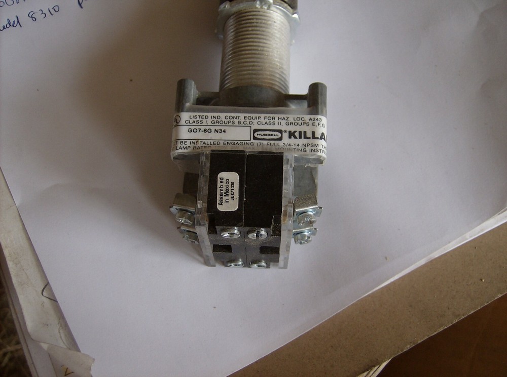 G07-6GN34 KILLARK - HUBBARD SELECTOR SWITCH NON ILLUMINATED