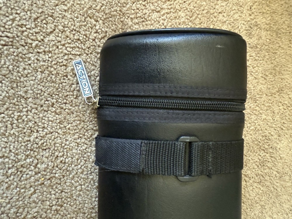 Action Billiard Pool Cue Case Black Excellent Condition All Black