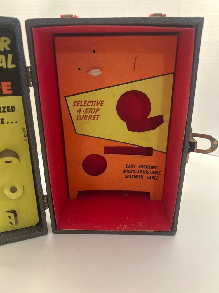 Vintage 1950’s Gilbert Microscope & Box