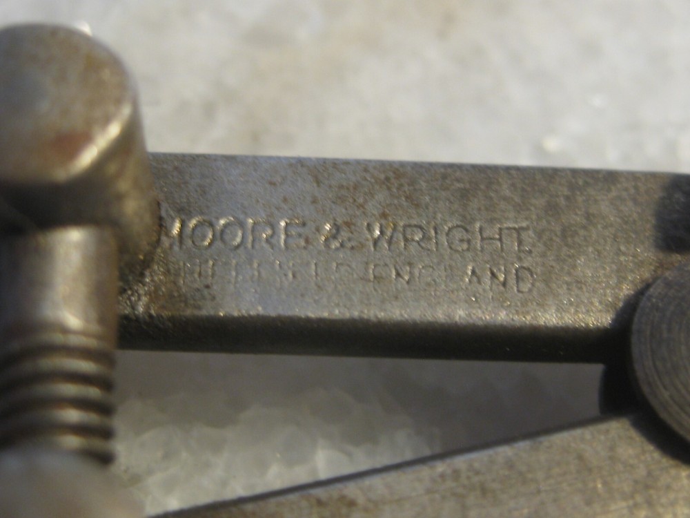 3 x Vintage Inside Spring Calipers (Moore & Wright England/ Samson Tool Mfg USA)