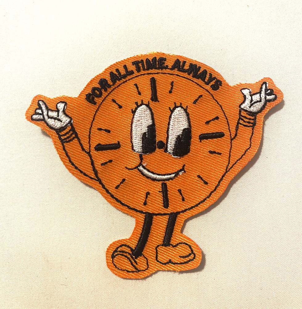 Miss Minutes Embroidered Iron-On Patch