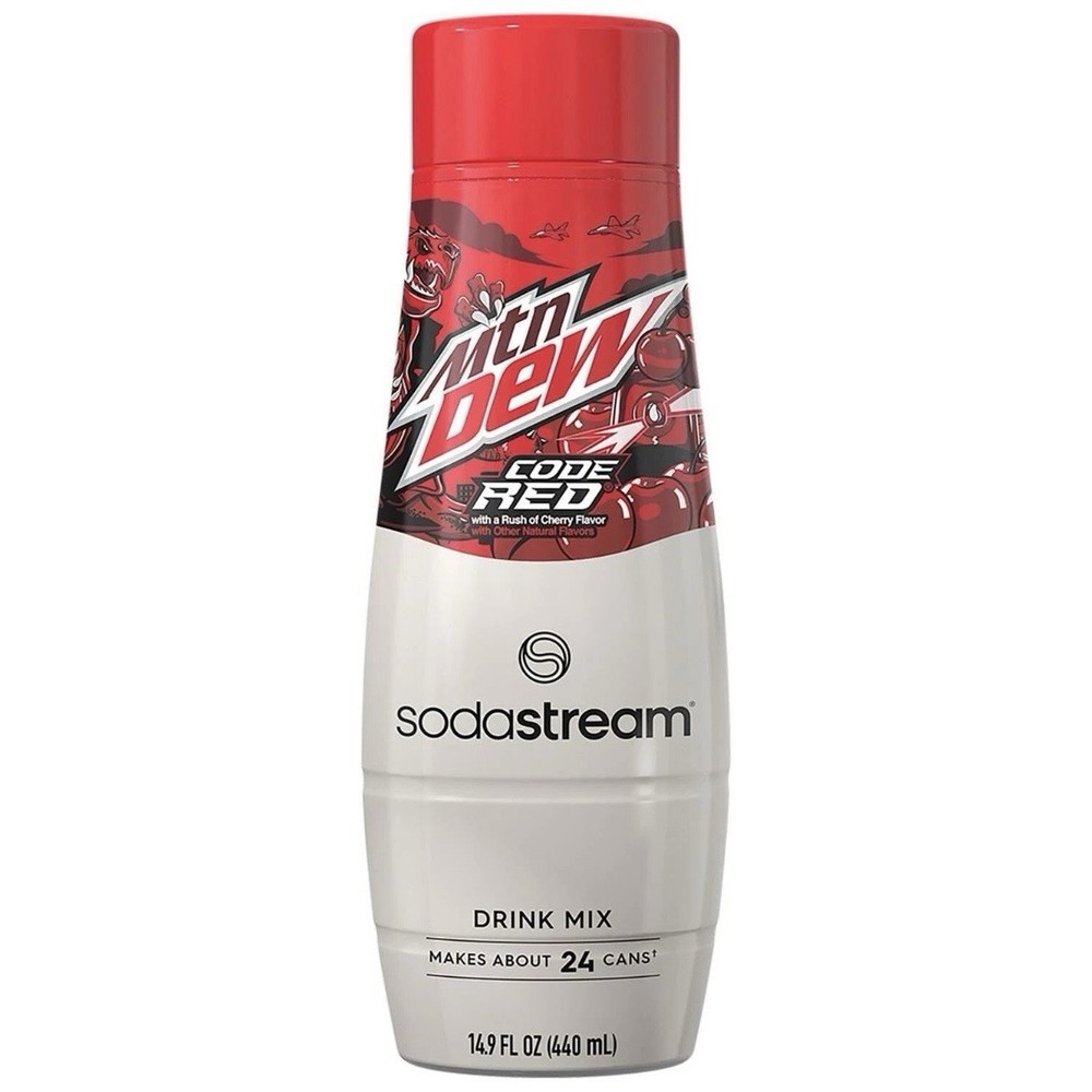 SodaStream Mountain Dew Code Red Liquid Drink Mix