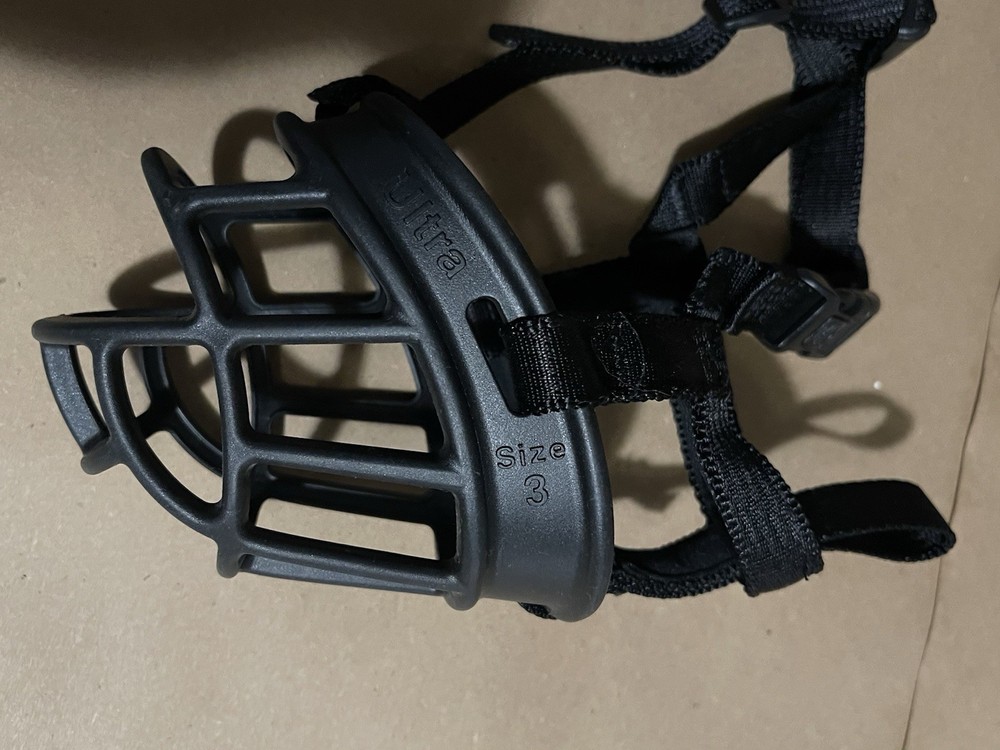 Baskerville Ultra Muzzle Size 3 Patented Humane Design NEW + FAST SHIPPING