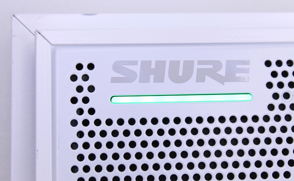 Shure Ceiling Array 24" White Square Microphone MXA910W - Tested / Updated