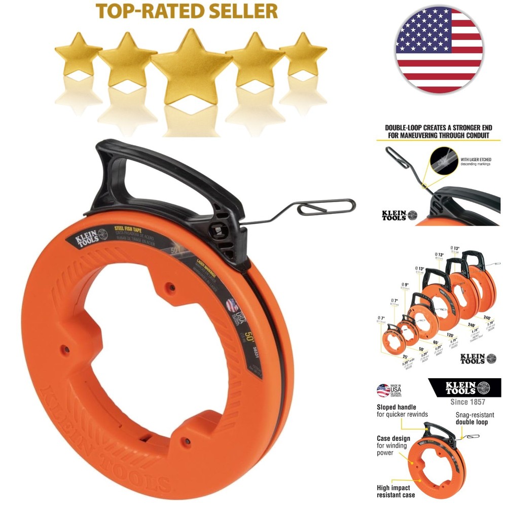 Klein Tools Steel Tape for Wire Pulling