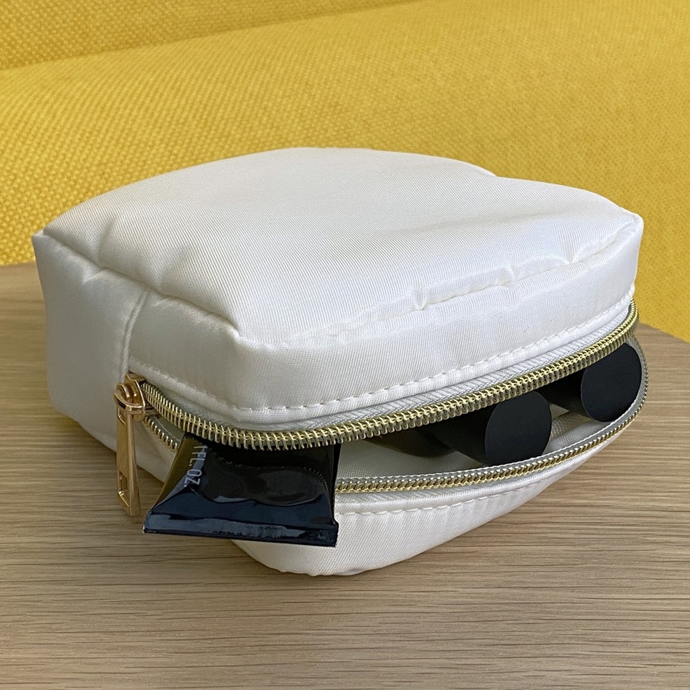 (2 pack Small Zippered Craft Storage Bag Black