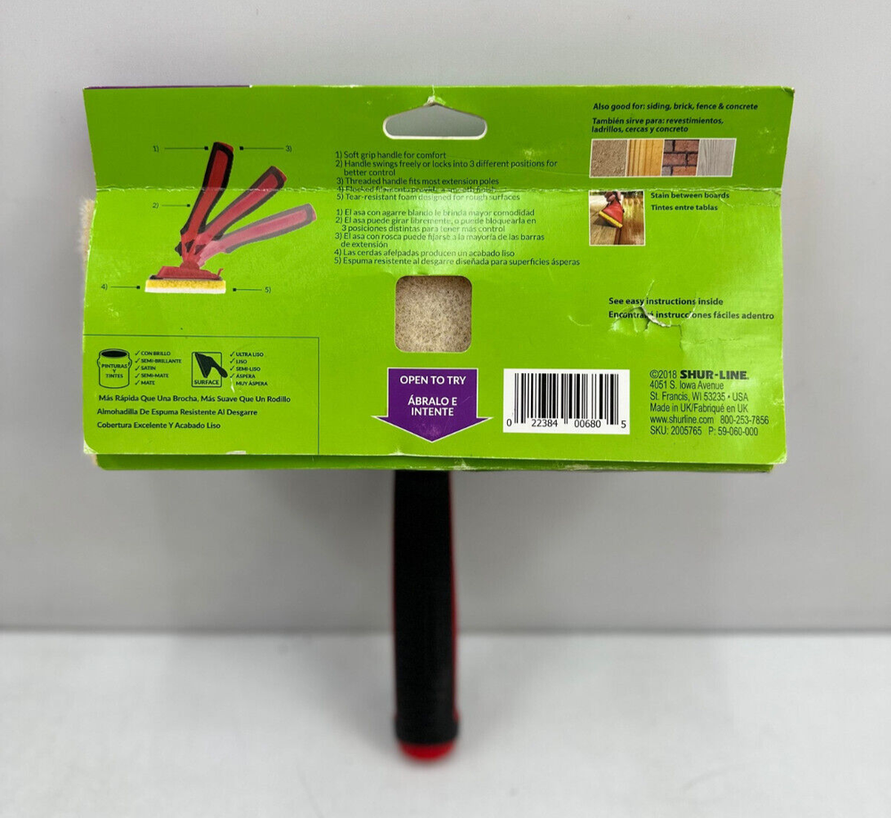 Shur-Line 9-Inch Stain Pad with handle