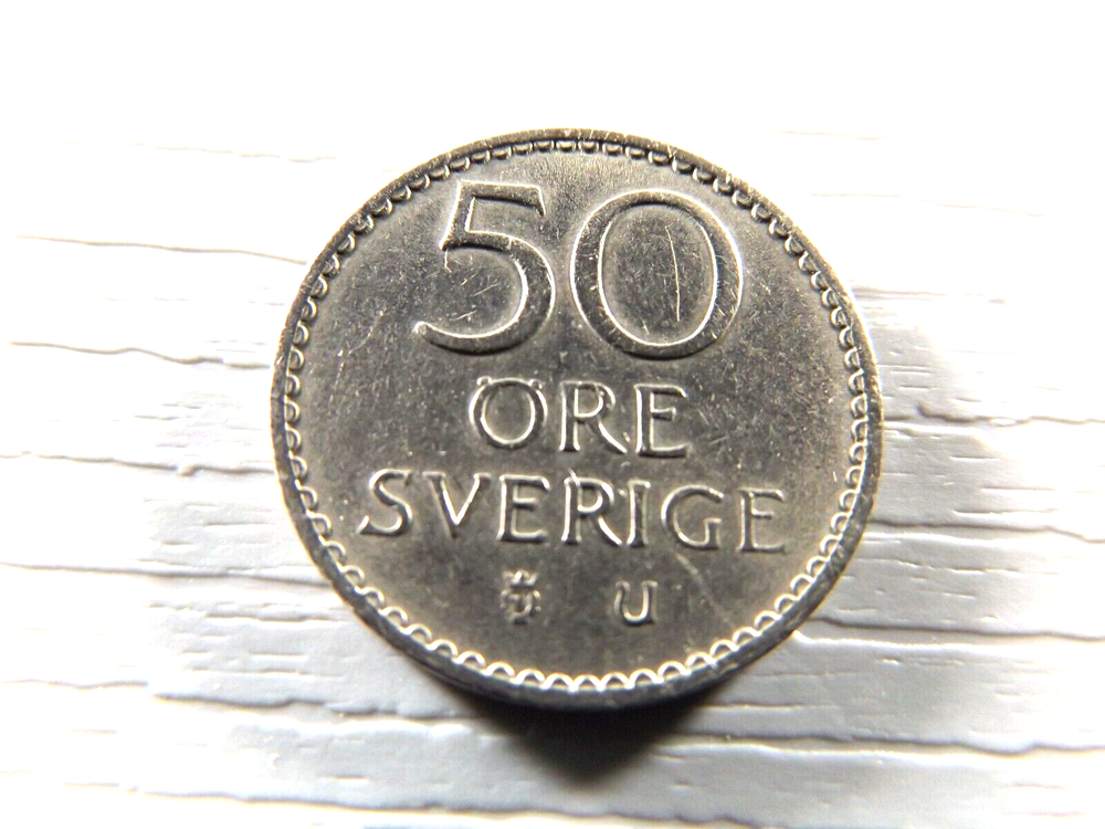 SWEDEN 1967 50 Ore