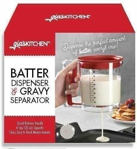 Gias Kitchen Batter Dispenser & Gravy Separator