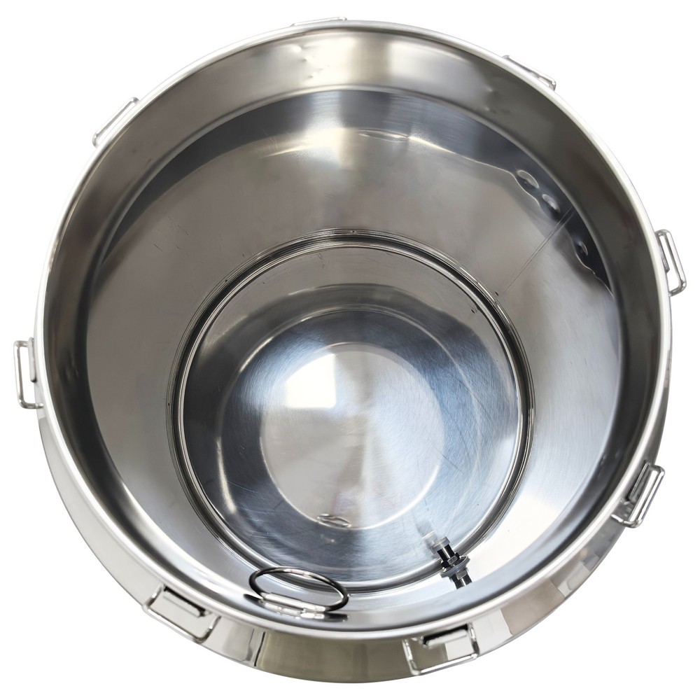 64L Stainless Steel Fermenter/Storage Tank for Wine Brewing, Storage, Transport