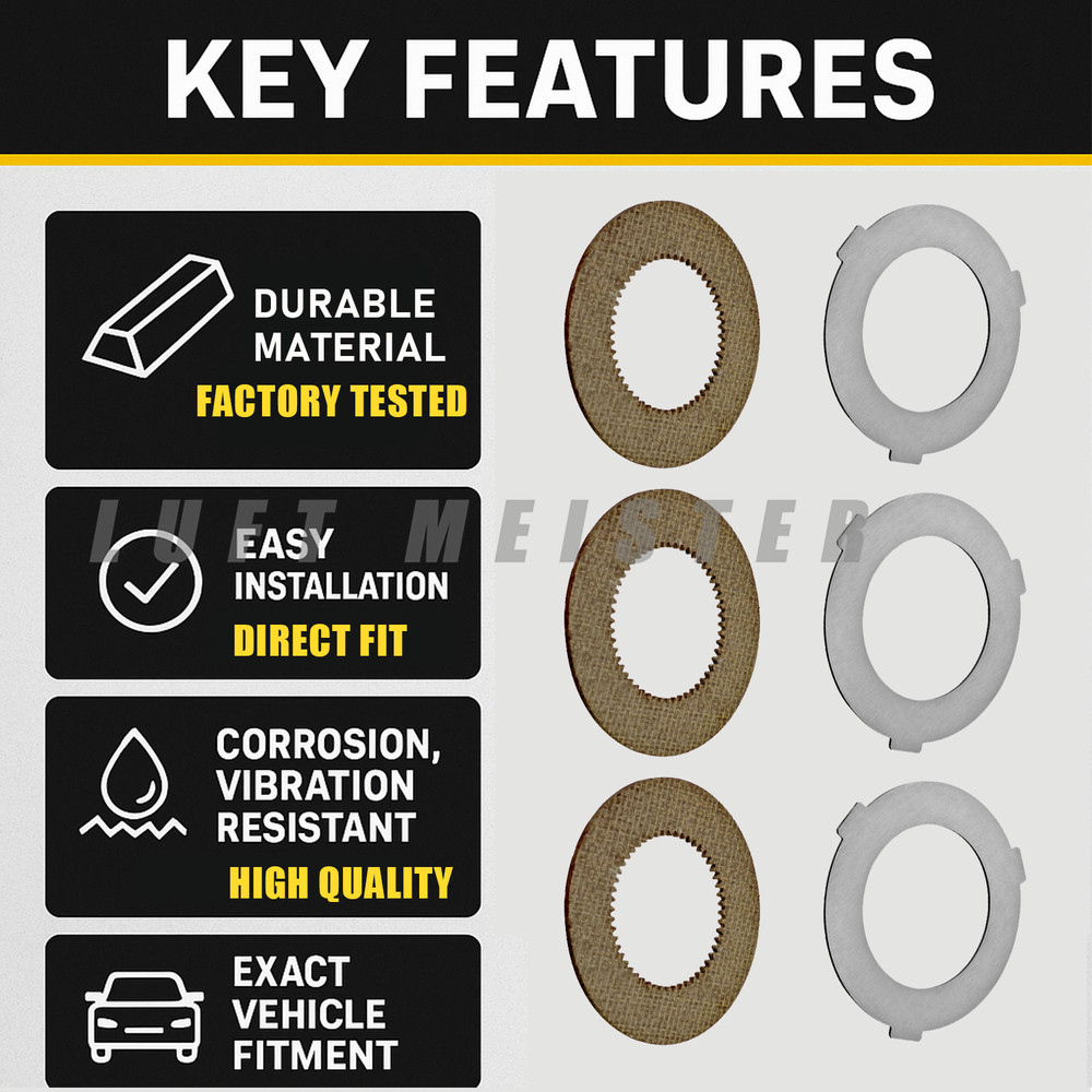 Clutch Disc Kit for Hobart Mixer M802 80qt 6pc set 3pc 873117 +3pc 064432 NEW