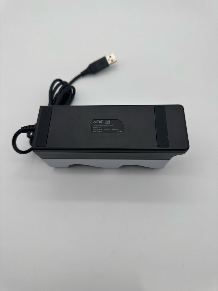 NEXT Dual Controller Charging Station Dock PlayStation 5 PS5 Remote White