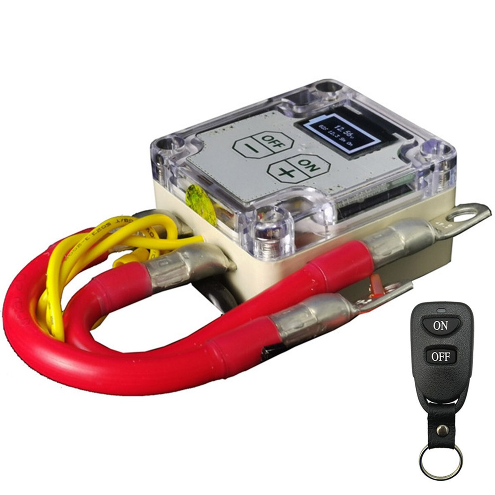 Car Battery Disconnect Power Cut Off Master Kill Switch Isolator Remote Control
