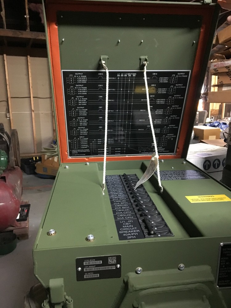 Military M40 A/P Power Distribution Circiut Breaker System Generator