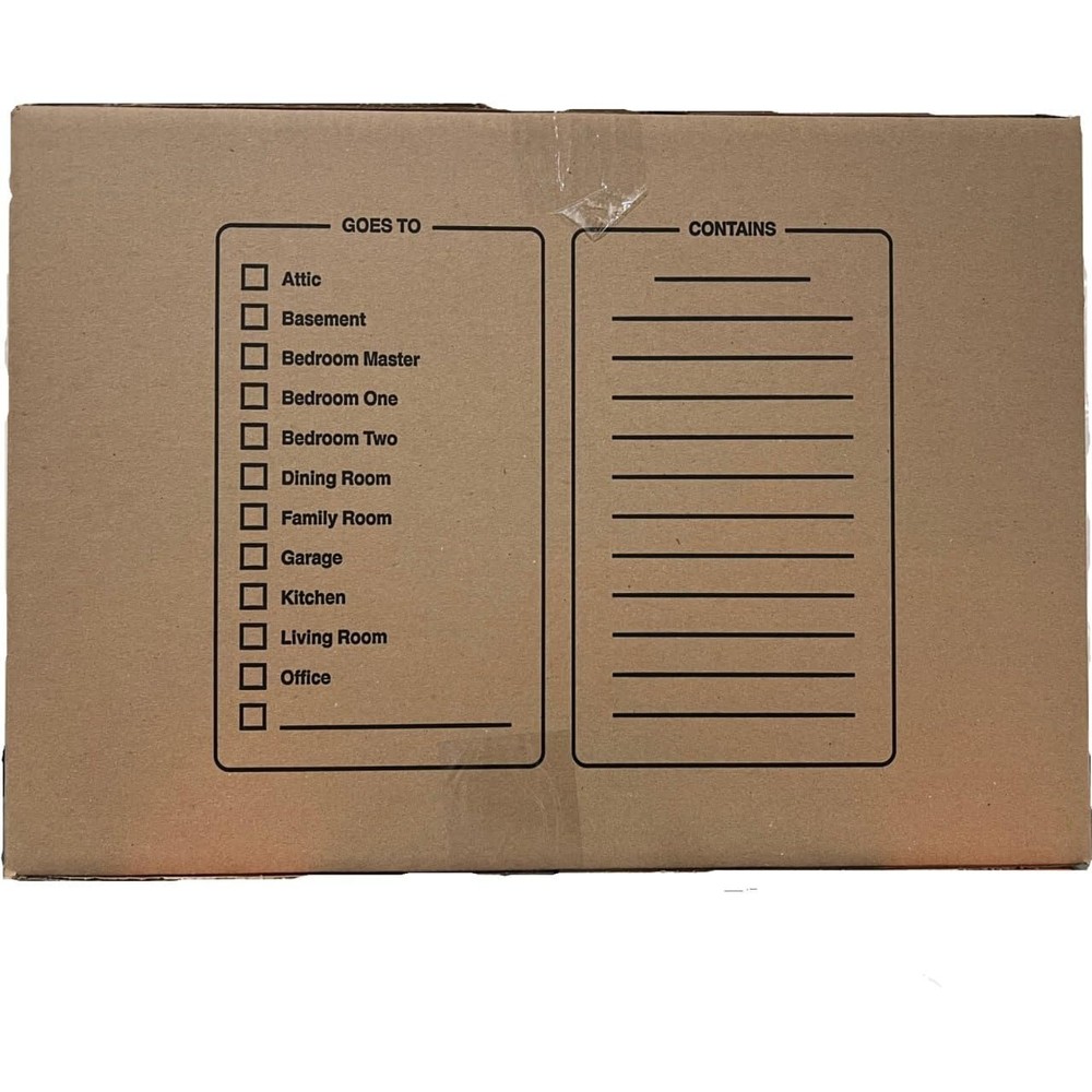 50 - Pack Small Cardboard Moving Boxes 16x10x10 32 ECT With Handles
