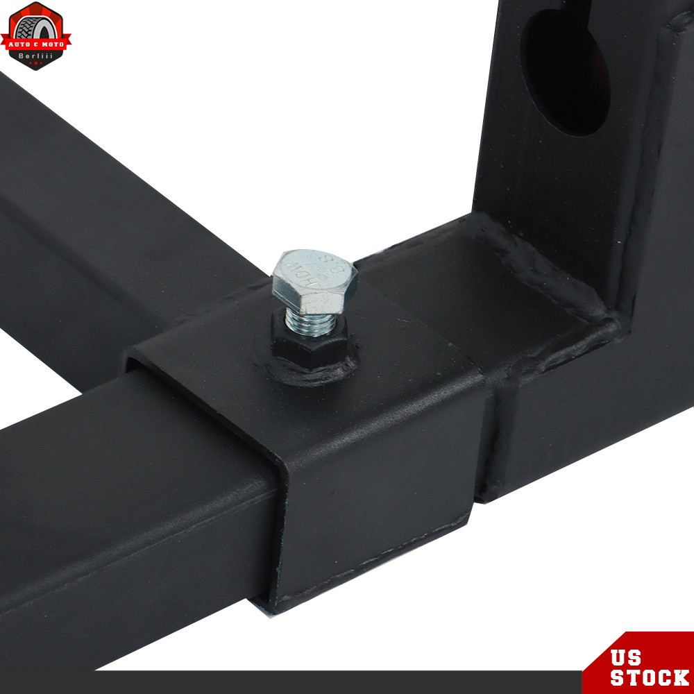 60" 2000lbs With Adjustable Stabilizer Bar Bucket Clamp On Pallet Forks Tractor