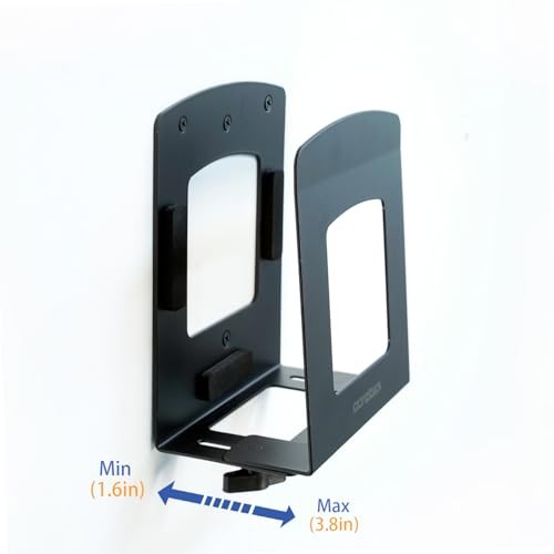 Adjustable Electronic Device Wall Mount|Universal Holder for Small Computers,