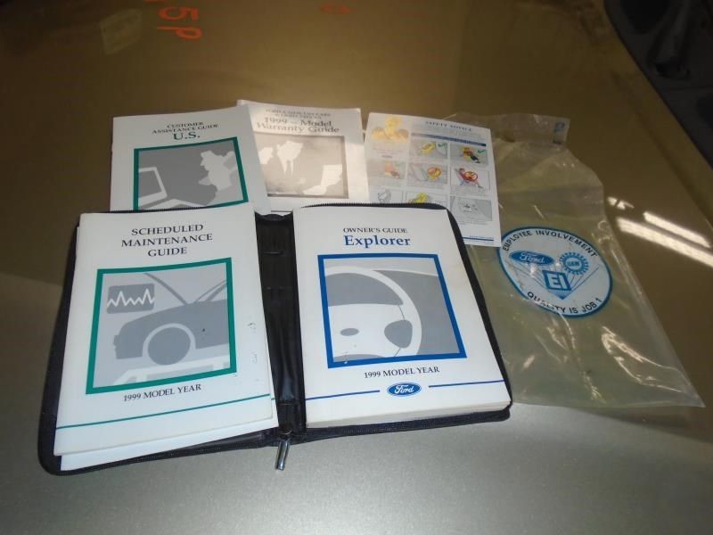EXPLORER 1999 Owners Manual 1014804